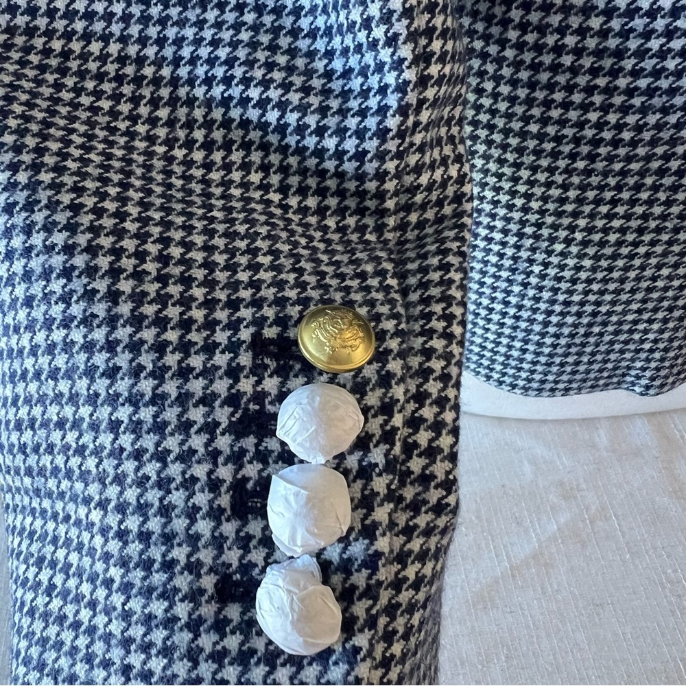 NWT J.Crew Blue and White Campbell Blazer - Picture 7 of 11